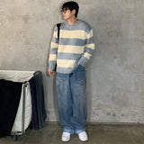 Front pocket washing denim (2color)