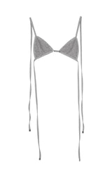 CUBIC SWEAT BIKINI TOP (GRAY)