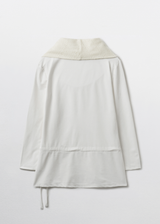 Neck Drape Top / White