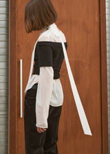 SHEER TIE BLOUSE