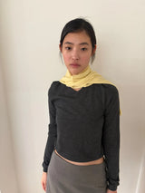 スリム Vネック ニット トップ