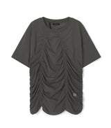 [LAN ARCHIVE] Front Shirring Short Sleeve T-Shirt
