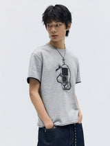 26SS★ MP3 グラフィックレイヤードハーフT