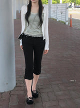 Kable Slim Button Round Cardigan