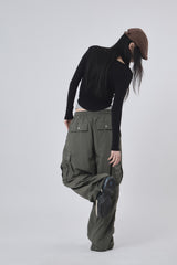 Bread cargo wide banding pants