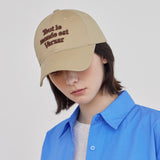 TMV レタリングボールキャップ / Twill Beige