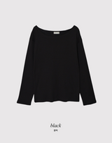 KIワンショルダールーズロングスリーブTシャツ (5color)