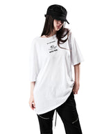 NO.122 バーコード Tシャツ ホワイト