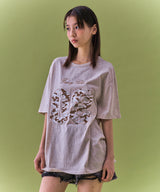 [NF] ワッペン 08 Tシャツ_(MELANGE IVORY)_F24QB295