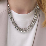 a thick chain of men's necklaces_CLEF OG NO.2 NEC
