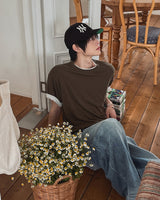 レニーベーシックセミクロップ半袖Tシャツ