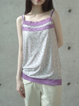 butterfly lace sleeveless