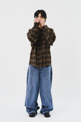 Slab Snap Balloon Denim (2color)