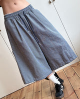 Sunstripe Carpenter Cotton Bermuda Shorts 3color