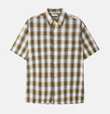 No.1255 T check half SHIRT (3color)