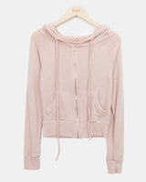 Duan Soft Wool Hoodie Zip-Up