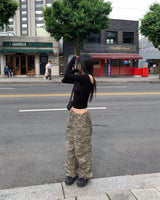 ミリタリーピンタックパンツ