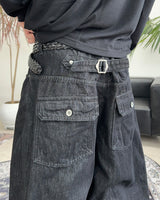 Repel Back Strap Denim Pants