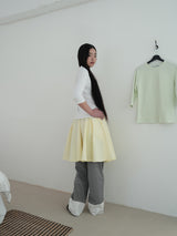 コンフィ 3/4スリーブT (WHITE)