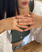 Sheer ring (silver) *1PCS