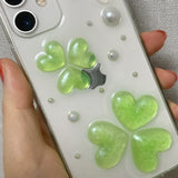 [MADE] Three-leaf clover Resin Case