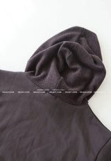 Ribbon off-shoulder oversized fit sweatshirt