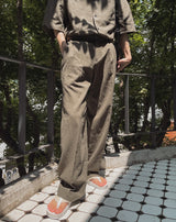 Morris Linen Belted Wide Slacks