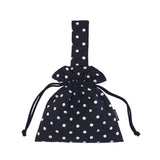 One Handle String Bag_Dot Black