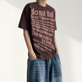 トロ レタリング ヴィンテージ ボクシーフィット ショートスリーブ Tシャツ