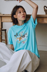 26SS★ DTPキトゥン デイジー ショートスリーブ Tシャツ