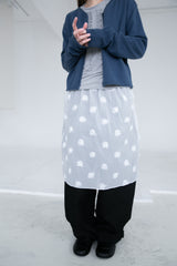 flower see-through banding skirt(3colors)