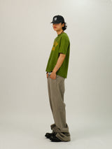 DE Cotton Semi-Wide Pants 