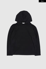 Grave stretch rib hoodie
