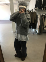 ウェズリースノーフーデッドニット (3color)