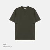 [1+1] LMN ファーストマッスルフィットアイスブントヘンリーネック半袖Tシャツ (10 colors)