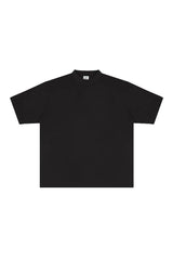 Heavyweight Cotton Mock Neck Tee