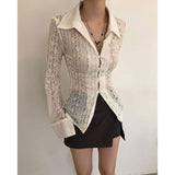 Lace Slim Blouse