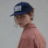 Lettering Patch Retro Ball Cap