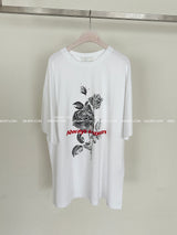 ローズレタリングフォーシーズンボクシー半袖Tシャツ