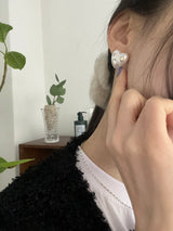 [92.5silver] ジュエルハートピアス