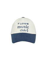 Love music club ball cap -  Ivory