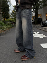 Pio Semi Flare Denim Pants