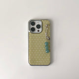dot silver bumper case [green]