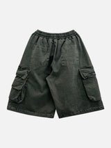 Bear Pigment Cargo Bermuda Pants 3C