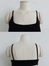 BACK OPEN FLARE MINI DRESS IN BLACK