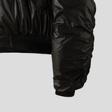 Foreign Glossy Reversible Crop Padding