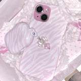Hime zebra earphones case
