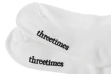 Knit over knee socks - ivory     