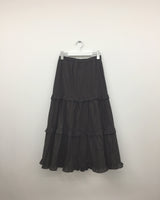 Nadine チェックフリルスカート (2color)
