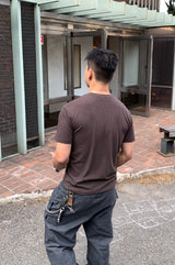 Ribbed Muscle Fit Short Sleeve